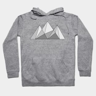 Geo mountain range Hoodie